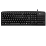 Клавиатура Defender Focus HB-470 RU, черный, USB, мультимедиа, проводная (1/20)