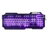 Клавиатура DIALOG KGK-25U, Gan-Kata, черная, игровая, с подсветкой 3 цвета, корпус металл, USB (1/20
