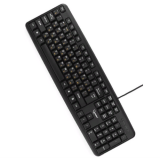 Клавиатура GEMBIRD KB-8320U-BL, USB, черный, 104 клавиши, проводная
