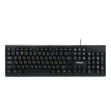 Клавиатура ГАРНИЗОН GK-120, USB, черный, проводная, поверхность- карбон (1/30)