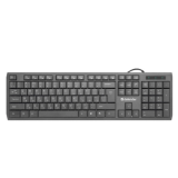 Клавиатура проводная DEFENDER OfficeMate SM-820, USB, чёрная (1/20)