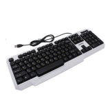 Клавиатура SmartBuy RUSH 333, USB, белая/черная, проводная, подстветка (1/20)