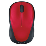 Мышь Logitech M235 красный/черный оптическая (1000dpi) беспроводная USB2.0 для ноутбука (2but)