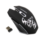 Мышь Nakatomi Gaming RF 2.4G Optical MROG-15U,черная, USB, игровая, 6 кнопок+ролик (1/4)