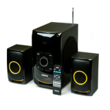 Колонки DIALOG AP-208, черный, 30W+2*15W, 2.1, Bluetooth, FM, USB+SD reader (1/2)