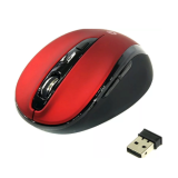 Мышь Smart Buy 612AG, красная/чёрная, Blue LED, беззвучная, беспроводная (1/40)