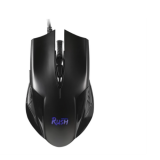 Мышь Smartbuy RUSH 726 черная, игровая проводная  + коврик (SBM-726G-K) (1/40)