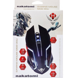 Мышь Nakatomi Gaming MOG-20U  ,черная, USB,  игровая, 6 кнопок+ролик, 7-ми цветная подсветка (1/4/48