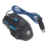 Мышь Nakatomi Gaming MOG-21U, черная, USB, проводная, игровая, 7 кн., + колесо прокрутки (1/20)