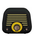 Беспроводная колонка Hiper Retro L Black H-OT5 беспроводная, 60-18000 Гц, 85 дБ, Bluetooth/AUX 3.5 м