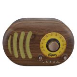 Порт. колонка Hiper Retro L Wooden H-OT5 беспровод., 60-18000 Гц, 85 дБ, Bluetooth/AUX 3.5 мм/USB, M