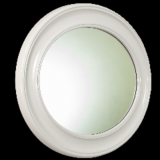 Бард белый глянец (пластик) D 620 мм зеркало