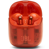 Наушники-гарнитура JBL T225TWS Ghost Edition оранжевые