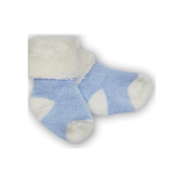 Носочки Littlebloom 1, махровые, Голубые с белым, р. 3-4 см.