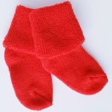Носочки Littlebloom 1, махровые, Красные, р. 6-8 см.