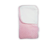 Плед для кувеза Розовый вэлсофт, х/б подклад, 53х70 см