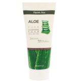 Farm Stay Pure Cleansing Foam Aloe Очищающая пенка для лица с экстрактом алоэ 180ml