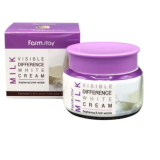 Farm Stay Milk Visible Difference White Cream Осветляющий крем для выравнивания тона лица с молочным