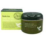 Farm Stay Green Tea Seed Whitening Water Cream Лёгкий увлажняющий крем для лица с экстрактом семян з