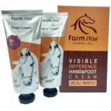 Farm Stay Visible Difference Jeju Mayu Complete Hand And Foot Cream Увлажняющий крем для рук и ног с