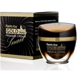 Farm Stay Gold Snail Premium Cream Премиум-крем с золотом и муцином улитки 75ml