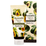 Farm Stay Avocado Premium Pore Deep Cleansing Foam Очищающая пенка для лица с маслом авокадо 180ml