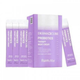 Farm Stay Derma Cube Probiotics Therapy night Cream Антивозрастной крем для лица с пробиотиками 4ml*