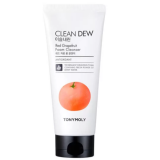 Tony Moly Clean Dew Foam Cleanser Grapefruit Увлажняющая пенка для умывания с экстрактом красного гр