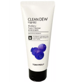 Tony Moly Clean Dew Foam Cleanser Blueberry Омолаживающая пенка для умывания с экстрактом черники 18