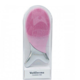 WellDerma Cleansing Fish - Pink Улучшенная электрическая щётка из мягкого силикона
