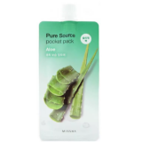 НОВИНКА Missha Pure Source Pocket Pack - Aloe Ночная несмываемая маска для лица с экстрактом сока ал