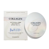 Enough Collagen Whitening Prism Air Cushion 3 in 1 SPF50+ PA+++ NO.21 Осветляющий кушон с коллагеном