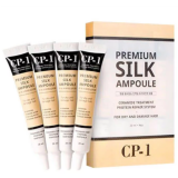 Esthetic House CP-1 Premium Silk Ampoule Set Набор несмываемых сывороток для волос с протеинами шёлк
