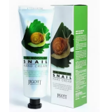 Jigott Real Moisture Hand Cream Snail Увлажняющий крем для рук с высоким содержанием муцина улитки 1