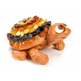 Черепаха керамика Янтарь